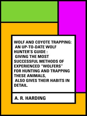 cover image of Wolf and Coyote Trapping